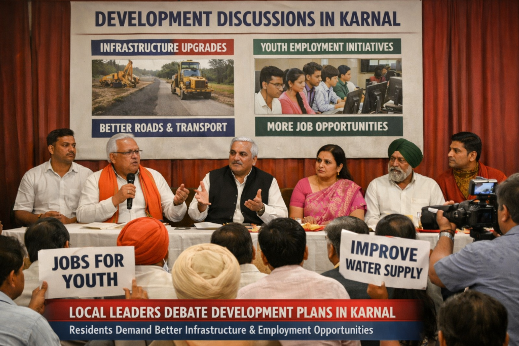 Political Developments in Karnal Focus on Infrastructure and Employment chatgpt image feb 17, 2026, 07 46 34 am